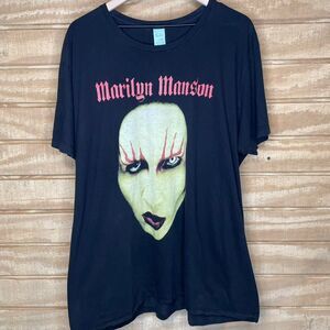 Vintage Marilyn Manson Big Face Graphic Band T-shirt - Pacific  Size: XXL